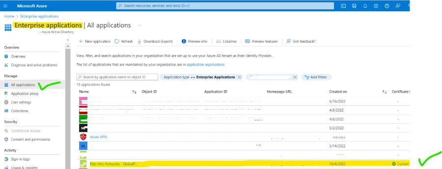 2 Now application has been created open it for SAML config