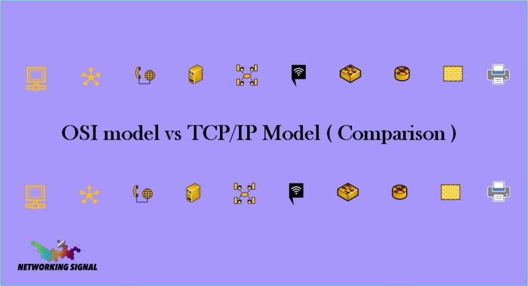 OSI model vs TCP/IP Model ( Comparison ) 1 OSI model vs TCPIP Model Comparison