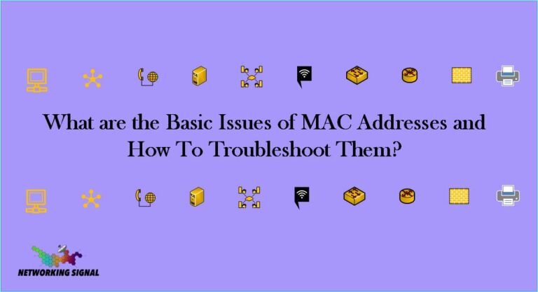 What are the Basic Issues of MAC Addresses and How To Troubleshoot Them?