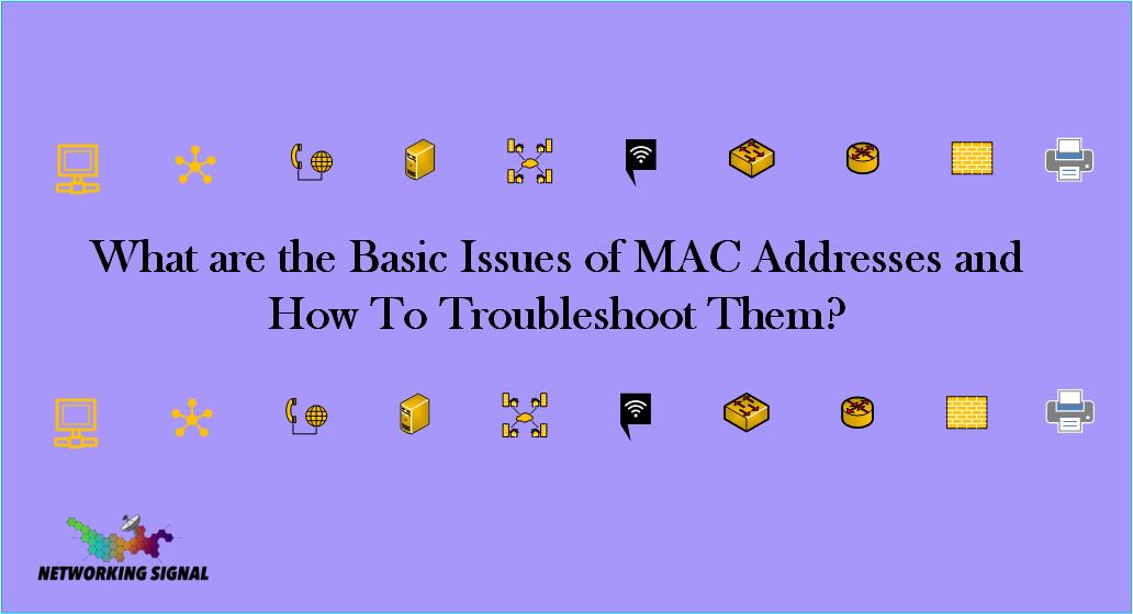 What are the Basic Issues of MAC Addresses and How To Troubleshoot Them