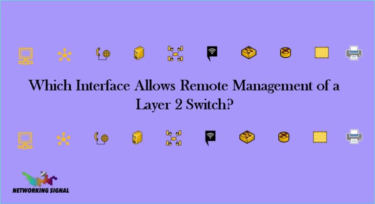 Which Interface Allows Remote Management of a Layer 2 Switch?