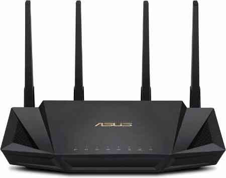 asus wifi 6 router rt ax3000 dual band optimized