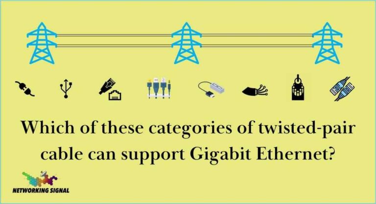 Which of these categories of twisted-pair cable can support Gigabit Ethernet?