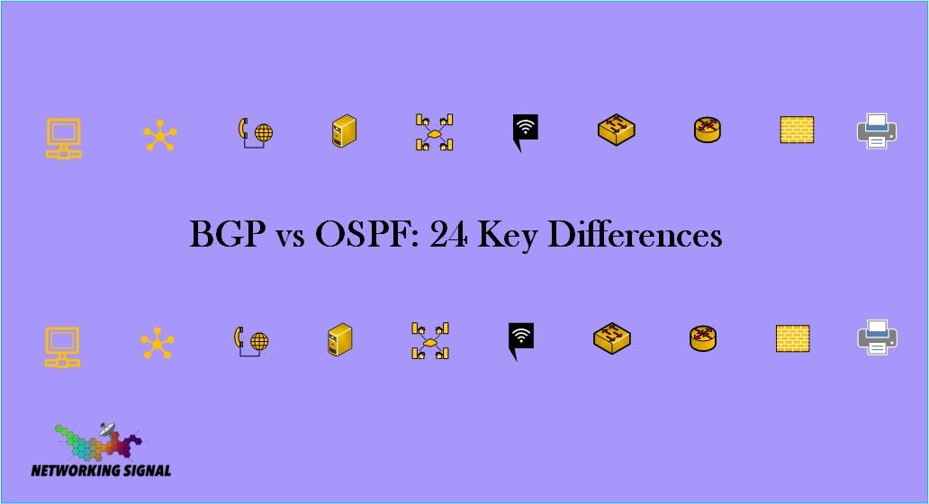 BGP vs OSPF 24 Key Differences