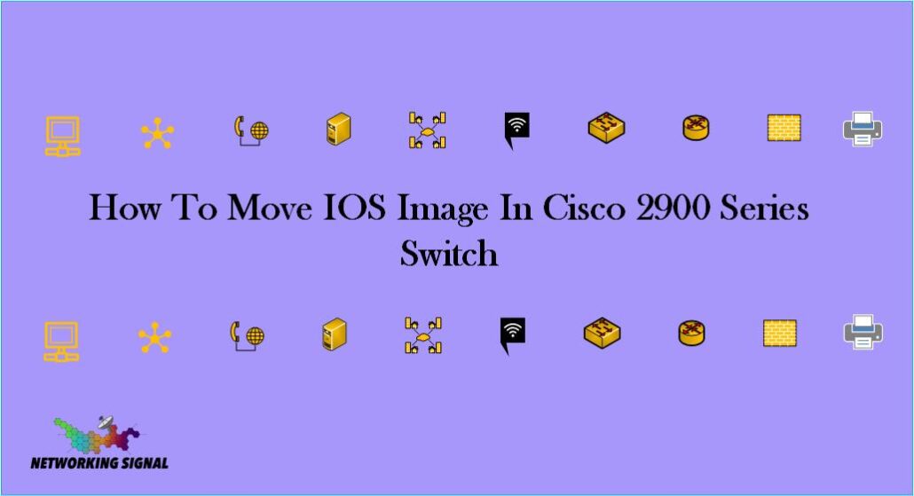 How To Move IOS Image In Cisco 2900 Series Switch