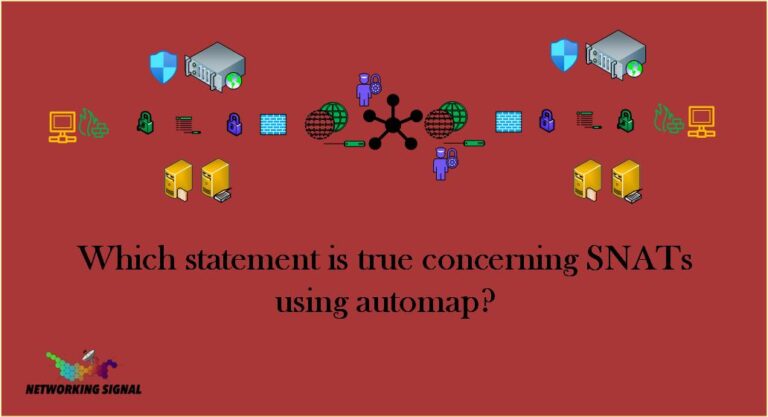 Which statement is true concerning SNATs using automap?