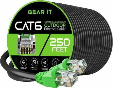 gearit cat6 outdoor ethernet cable optimized