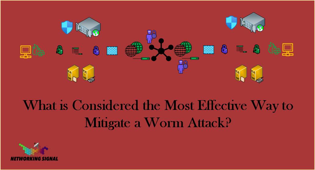 What is Considered the Most Effective Way to Mitigate a Worm Attack