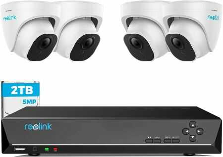 reolink smart 5mp 8ch home security camera system optimized