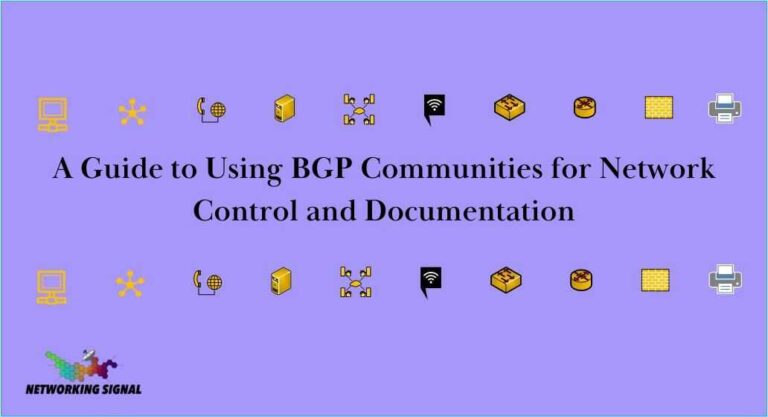 A Guide to Using BGP Communities for Network Control and Documentation