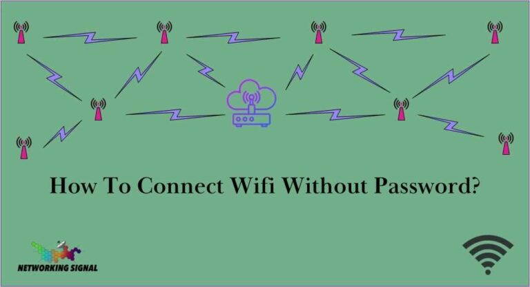 How To Connect Wifi Without Password?