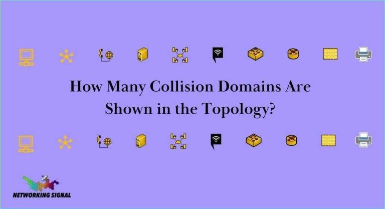 How Many Collision Domains Are Shown in the Topology?