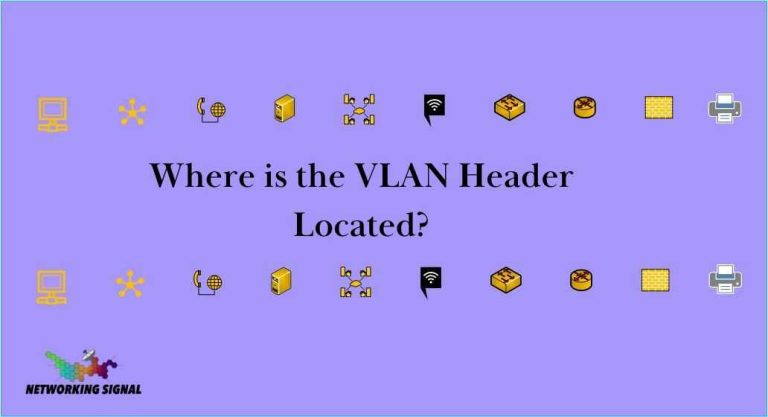 Where in an ethernet frame will you find a virtual local area network vlan header?