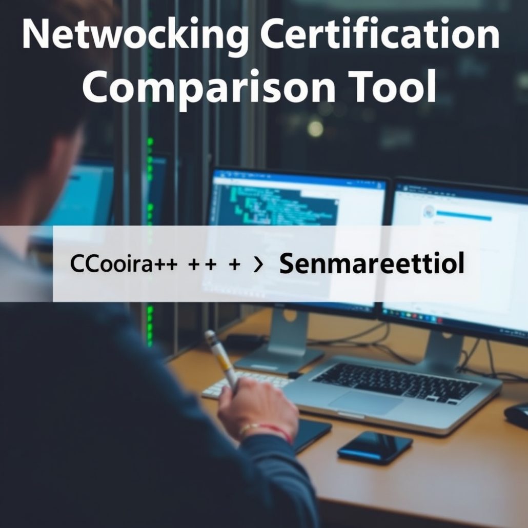 Networking Certification Comparison Tool — CCNA vs CCNP vs Network+ vs Security+