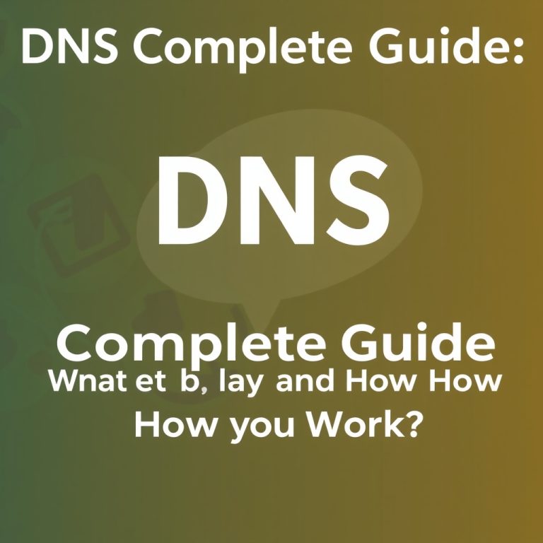 DNS Complete Guide — What is DNS and How Does It Work?